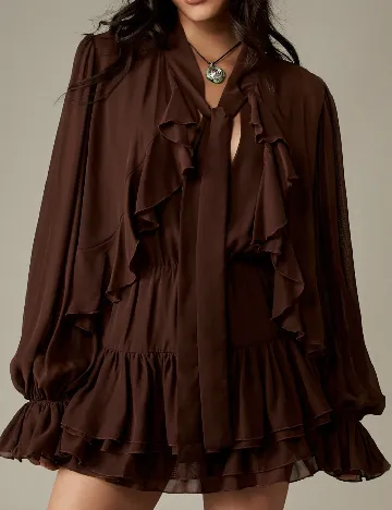 Rochie scurta Missguided, maro