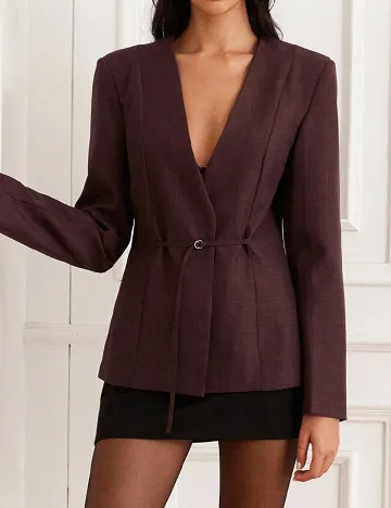 Blazer SHEIN, maro