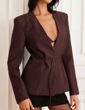 Blazer SHEIN, maro