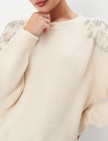 Pulover Mohito, ecru