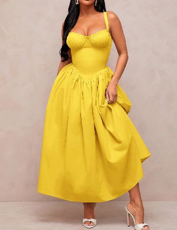 Rochie lunga SHEIN, galben