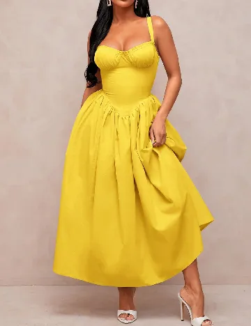 Rochie lunga SHEIN, galben