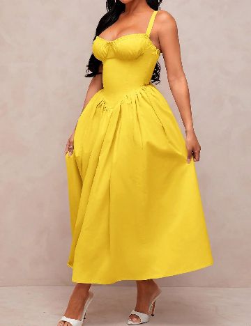 Rochie lunga SHEIN, galben