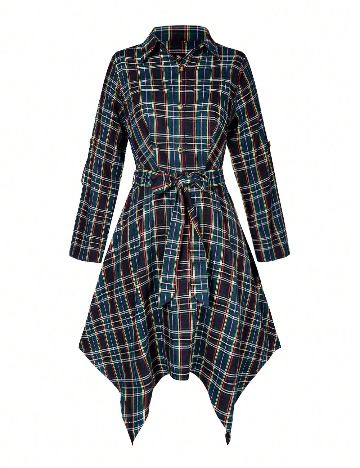 Rochie scurta SHEIN CURVE, mix culori