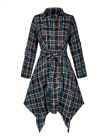 Rochie scurta SHEIN CURVE, mix culori