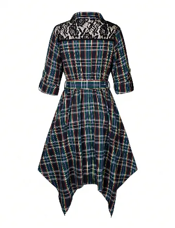 Rochie scurta SHEIN CURVE, mix culori