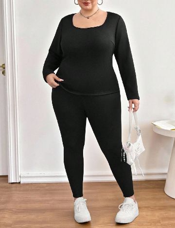 Compleu SHEIN CURVE, negru