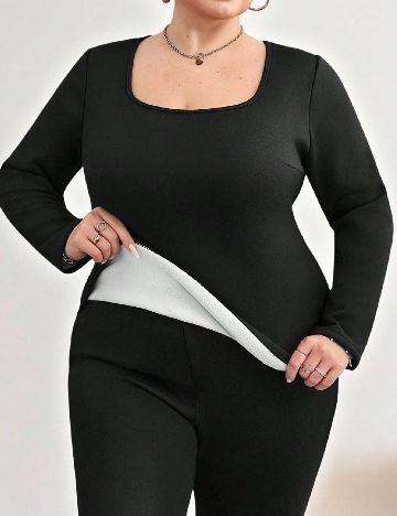 Compleu SHEIN CURVE, negru