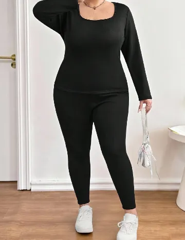 Compleu SHEIN CURVE, negru