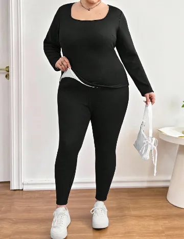 Compleu SHEIN CURVE, negru