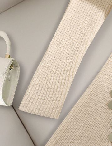 Rochie scurta SHEIN, crem