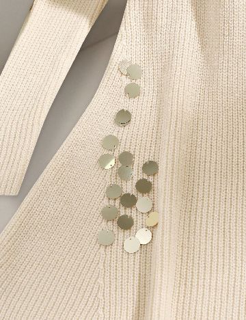 Rochie scurta SHEIN, crem