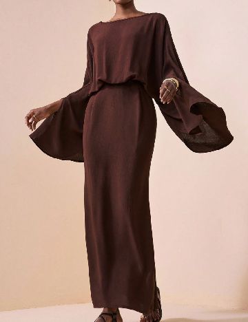 Rochie lunga SHEIN, maro