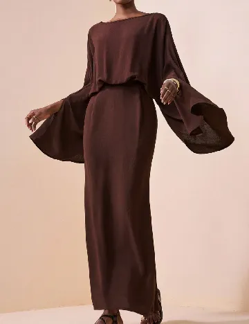 Rochie lunga SHEIN, maro