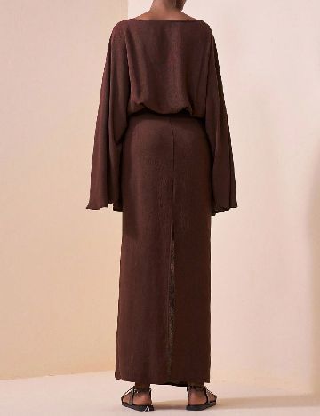 Rochie lunga SHEIN, maro