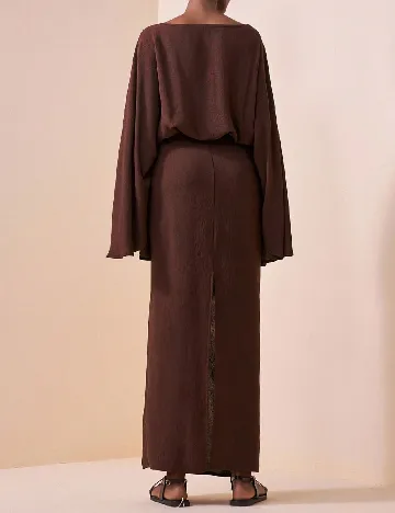 Rochie lunga SHEIN, maro