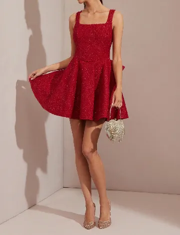 Rochie scurta SHEIN, rosu