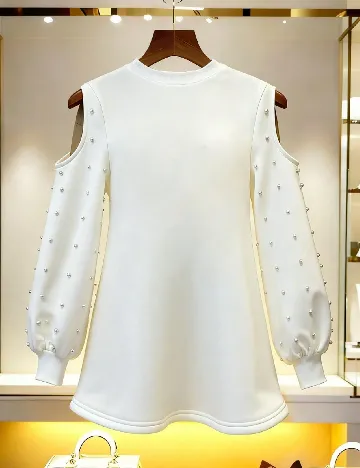 Rochie scurta SHEIN, alb