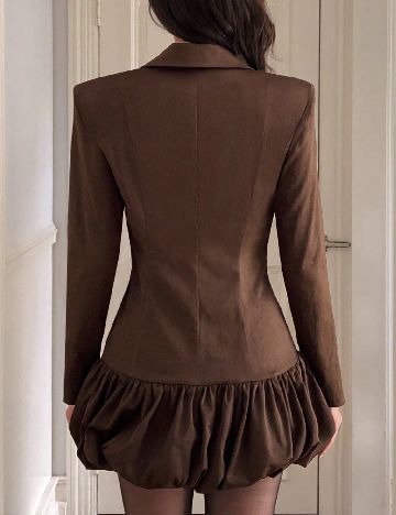 Rochie scurta SHEIN, maro