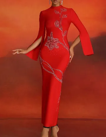 Rochie lunga SHEIN, rosu