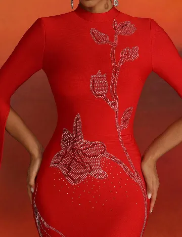 Rochie lunga SHEIN, rosu