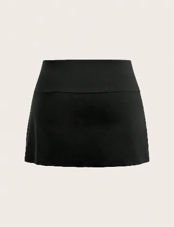 Fusta pantalon SHEIN CURVE, negru