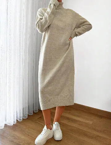 Rochie medie SHEIN, bej