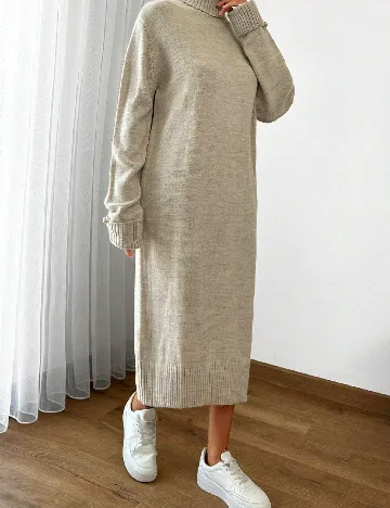 Rochie medie SHEIN, bej