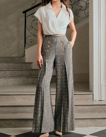 Pantaloni SHEIN, gri