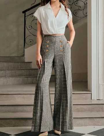 Pantaloni SHEIN, gri