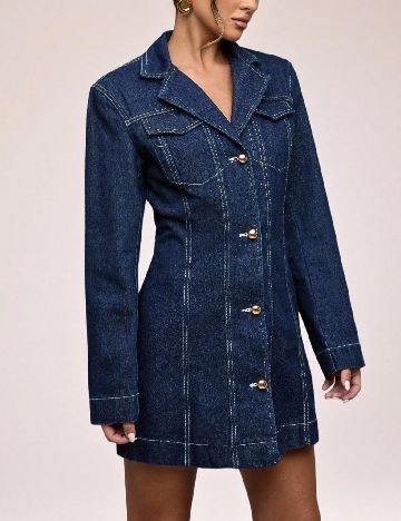 Rochie scurta SHEIN, albastru