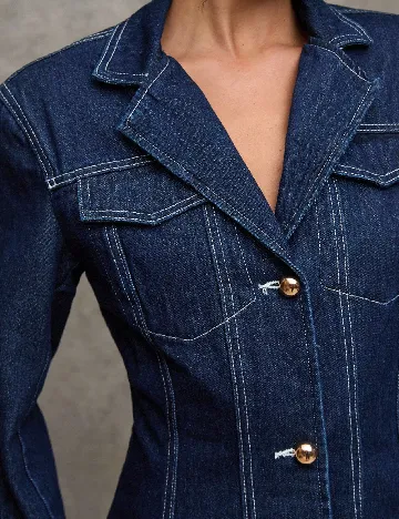 Rochie scurta SHEIN, albastru