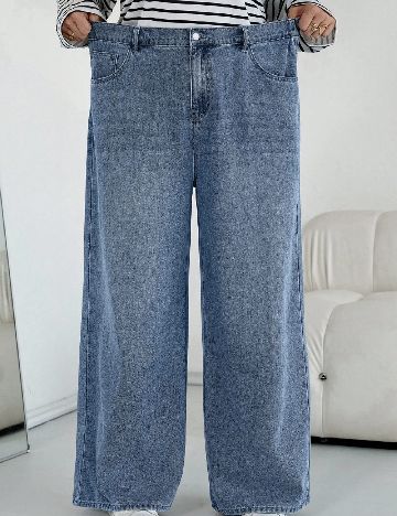 Blugi SHEIN CURVE, albastru