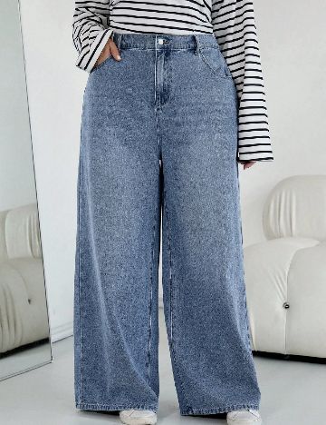 Blugi SHEIN CURVE, albastru