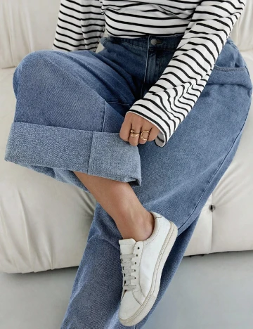 Blugi SHEIN CURVE, albastru