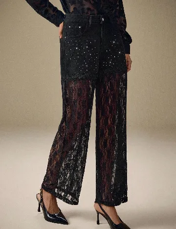 Pantaloni SHEIN, negru