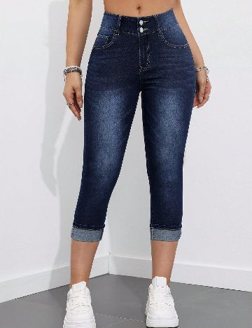 Blugi SHEIN CURVE, albastru