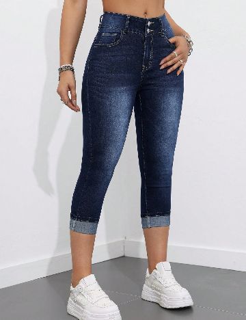 Blugi SHEIN CURVE, albastru