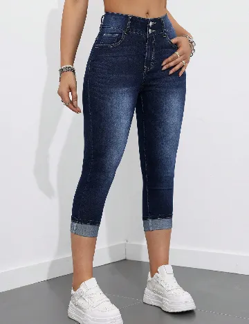 Blugi SHEIN CURVE, albastru