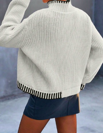 Pulover SHEIN, ecru