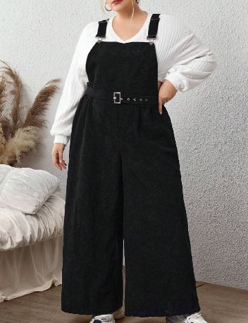 Salopeta SHEIN CURVE, negru