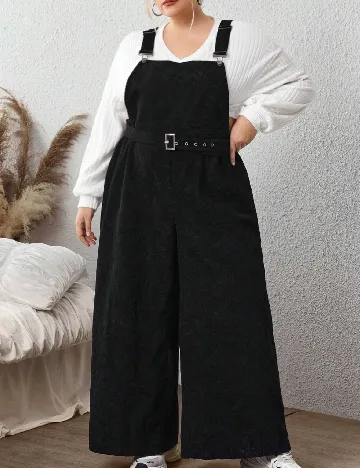 Salopeta SHEIN CURVE, negru