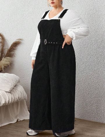 Salopeta SHEIN CURVE, negru