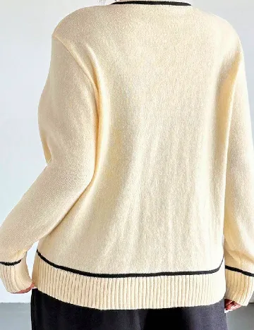 Cardigan SHEIN CURVE, crem