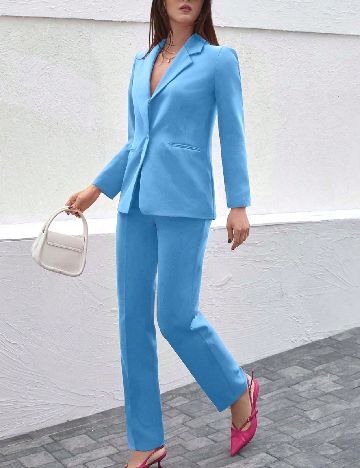 Costum SHEIN, albastru