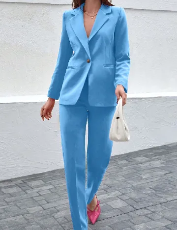 Costum SHEIN, albastru