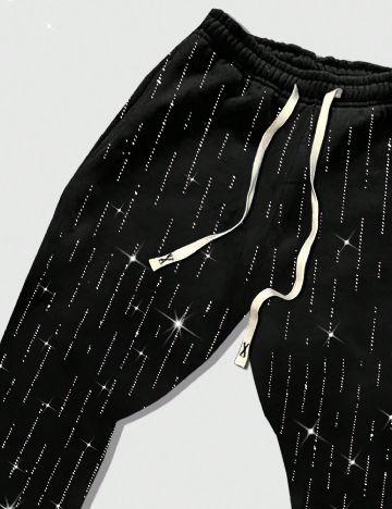 Pantaloni Romwe, negru