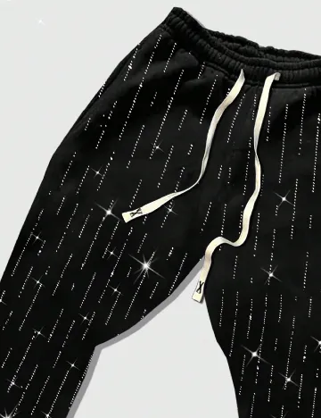 Pantaloni Romwe, negru