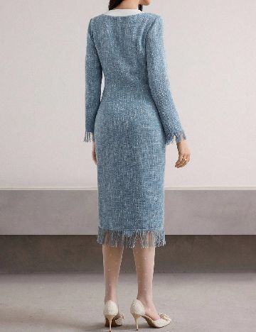 Rochie medie SHEIN, albastru