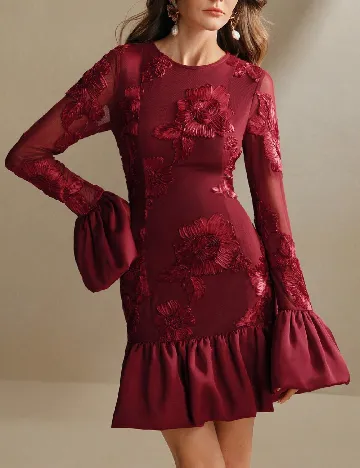 Rochie scurta SHEIN, rosu